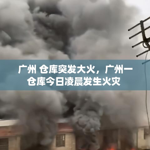 广州 仓库突发大火，广州一仓库今日凌晨发生火灾 