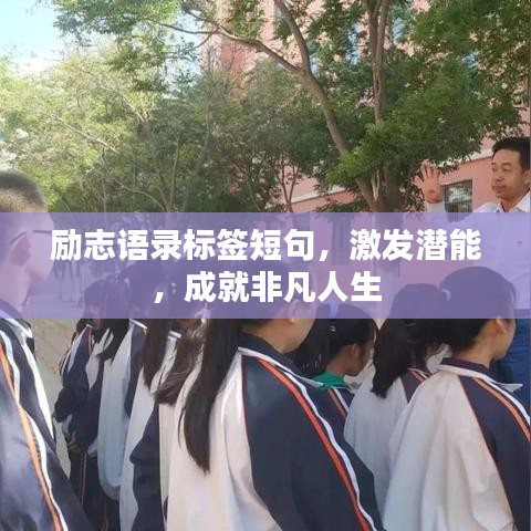 励志语录标签短句，激发潜能，成就非凡人生