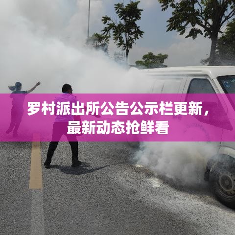 罗村派出所公告公示栏更新，最新动态抢鲜看