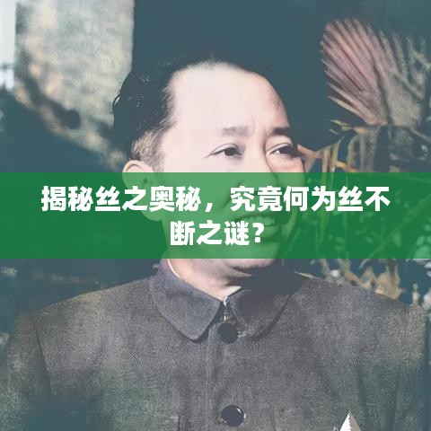 揭秘丝之奥秘，究竟何为丝不断之谜？