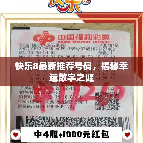 快乐8最新推荐号码，揭秘幸运数字之谜